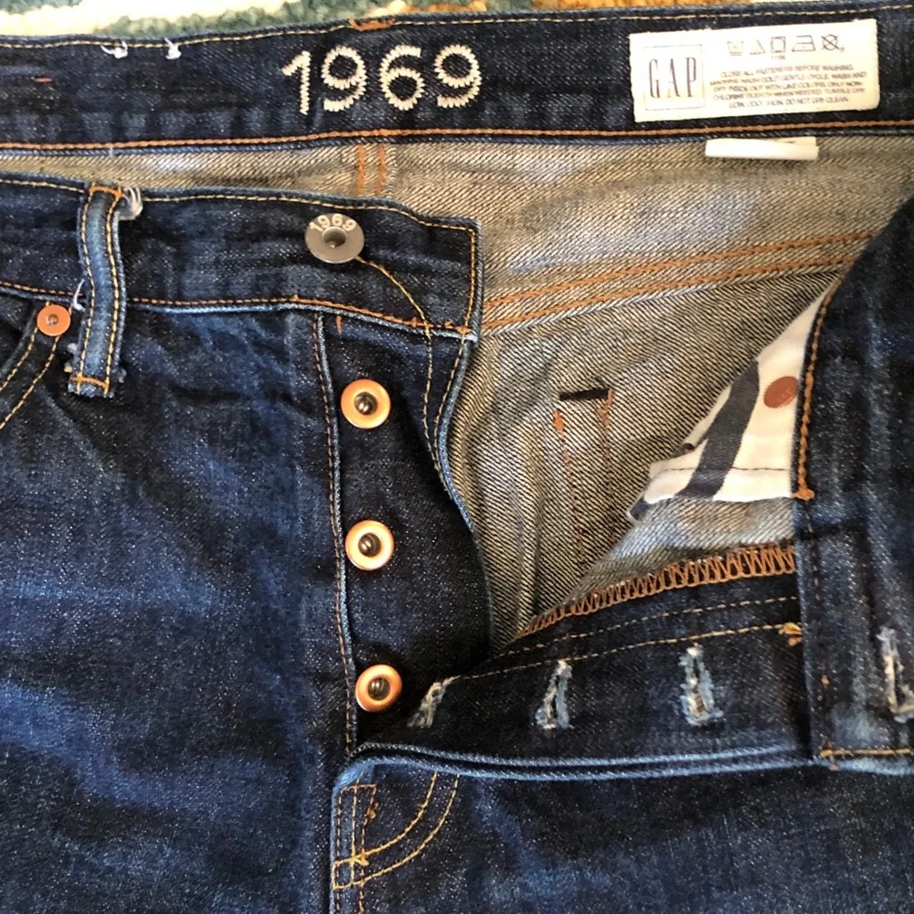 Gap Men's Japanese Raw Selvedge Denim Jeans 33x30 - Picture 13 of 16